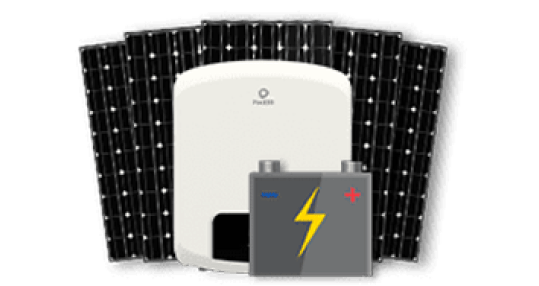solar and battery
